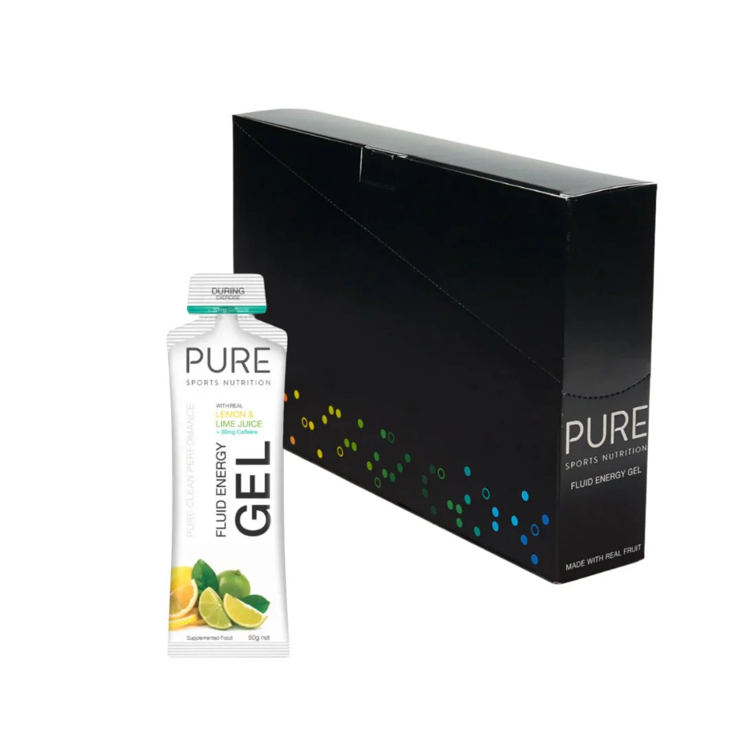 PURE Fluid Energy Gel Lemon & Lime Box of 18