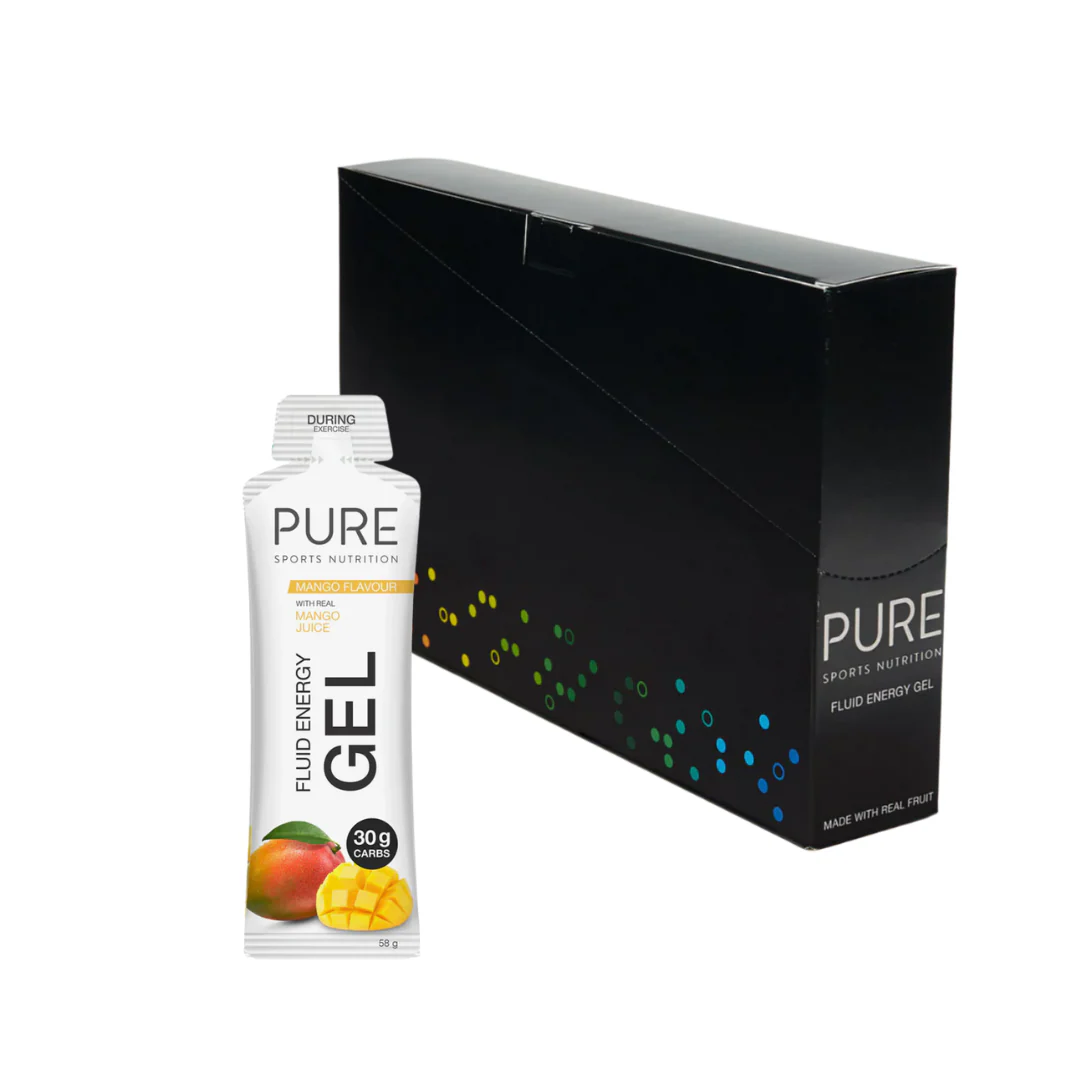 PURE Fluid Energy Gel Mango - Box of 18