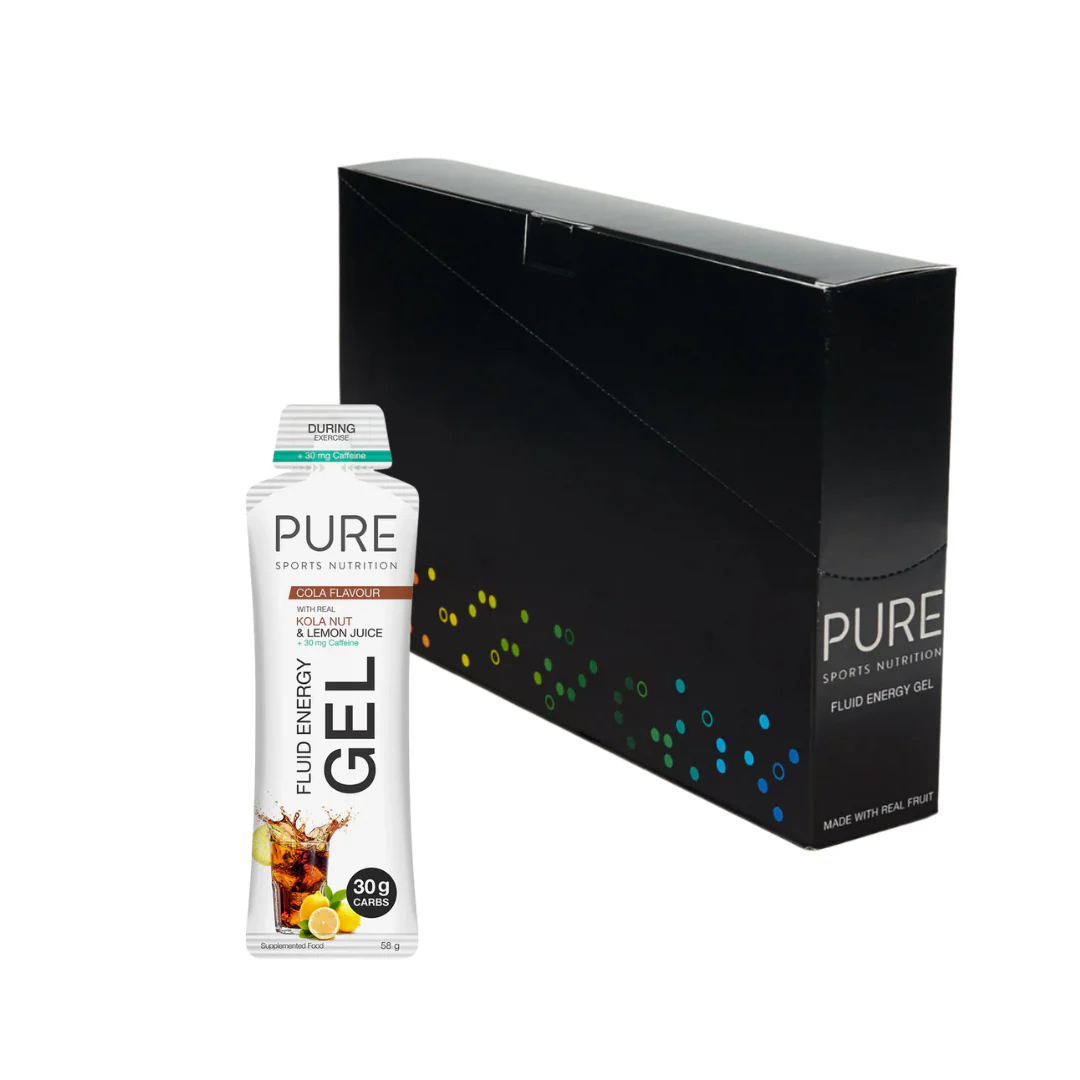 PURE Fluid Energy Gel Cola - Box of 18
