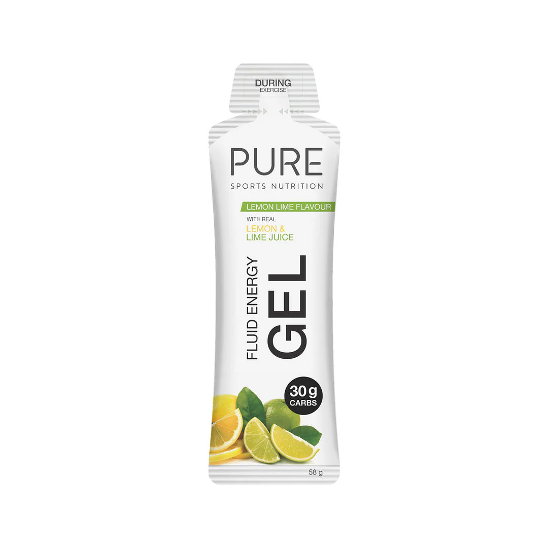 PURE Fluid Energy Gel - Lemon Lime - 8 Pack - Image 2