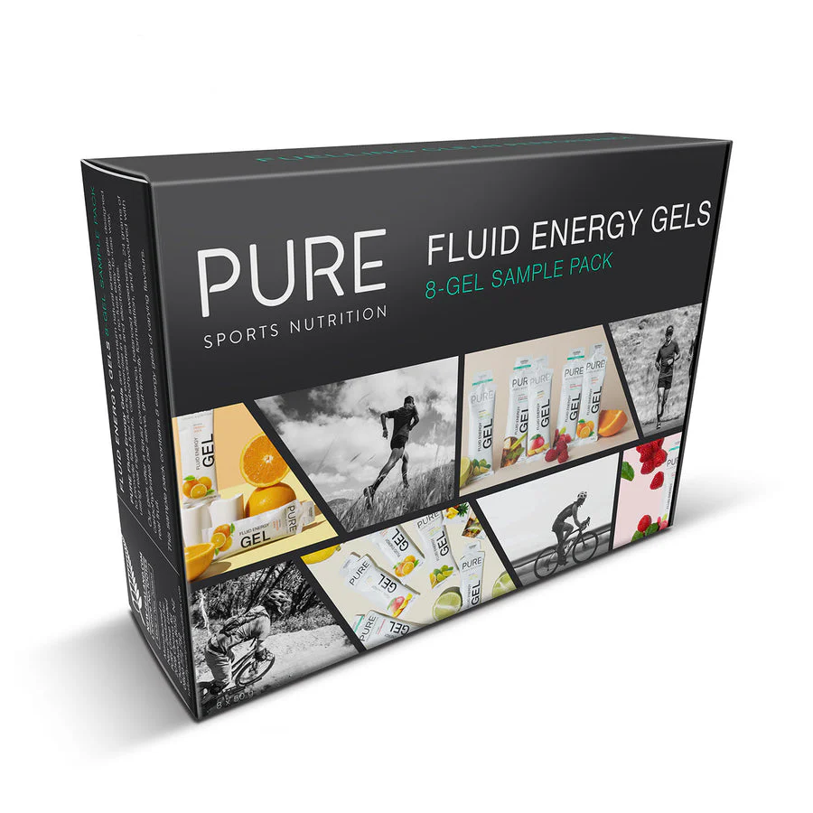 PURE Fluid Energy Gels 8-Gel Sample Pack - Image 2