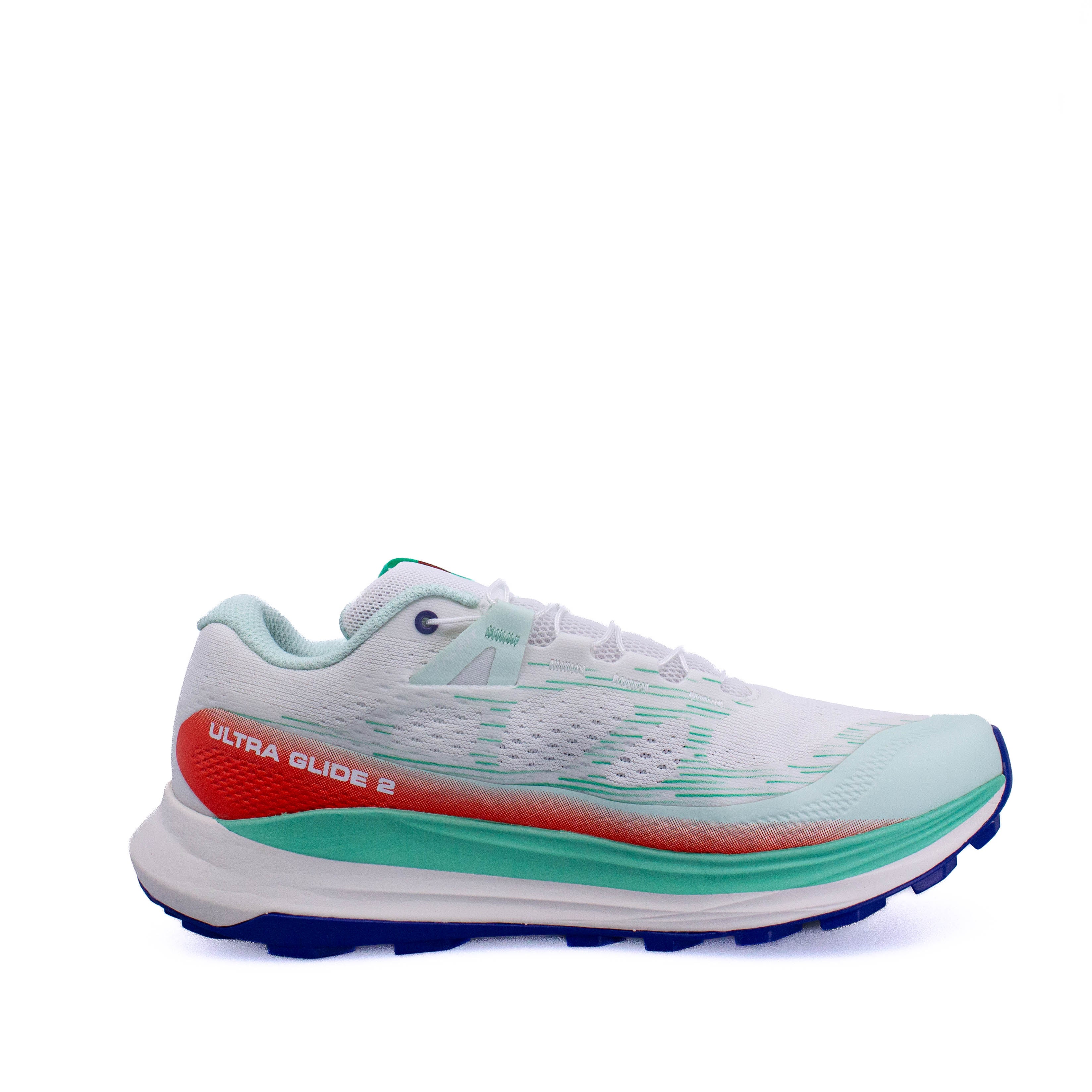 Salomon Ultra Glide 2 (B Standard) Womens White/Electric Green/Cherry Tomato - Image 4