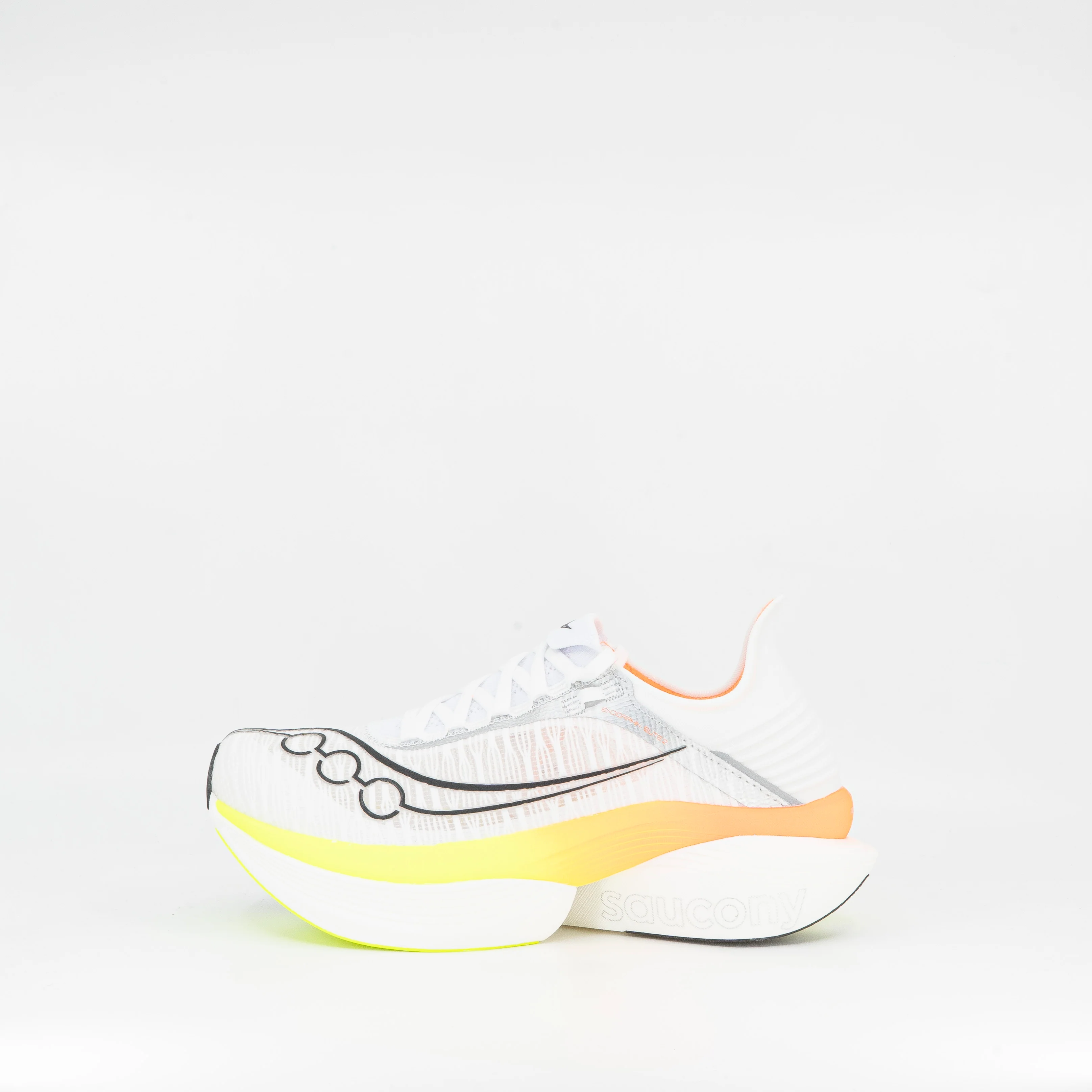 Saucony Endorphin Elite 2 (D Width) Unisex White/Vo2 - Image 2