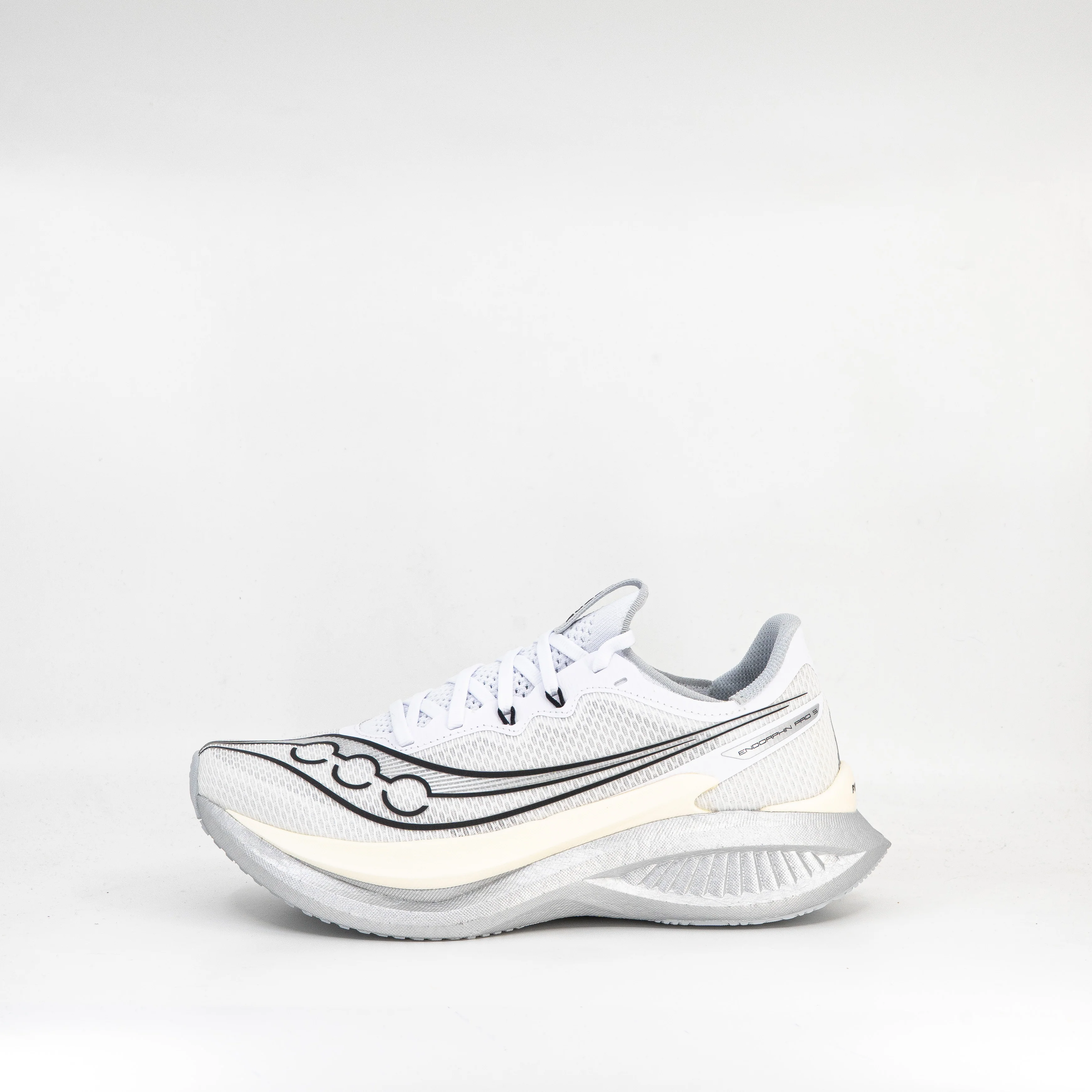 Saucony Endorphin Pro 5 (B Standard) Womens White/Black - Image 2