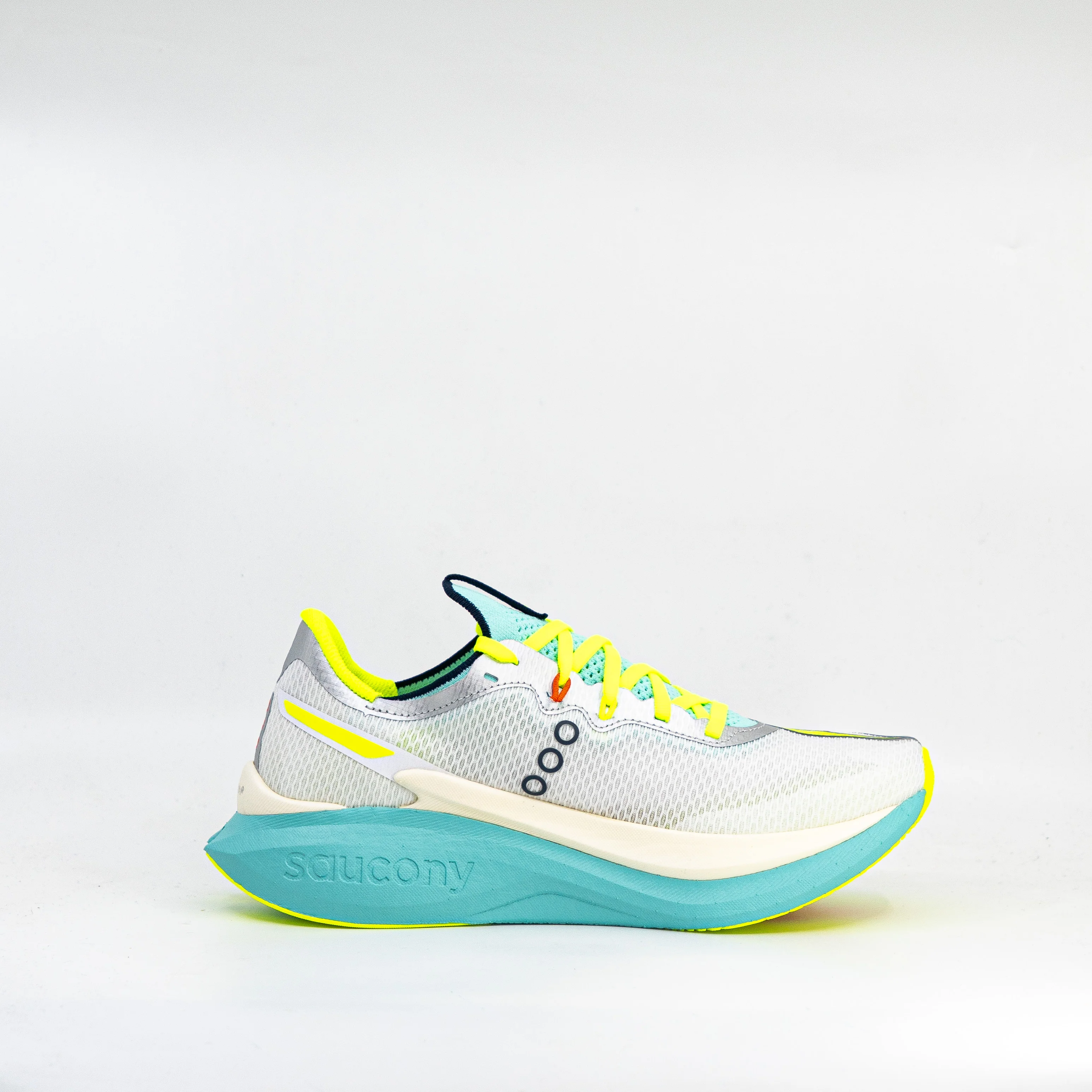 Saucony Endorphin Pro 5 (B Standard) Womens White/Splash - Image 3