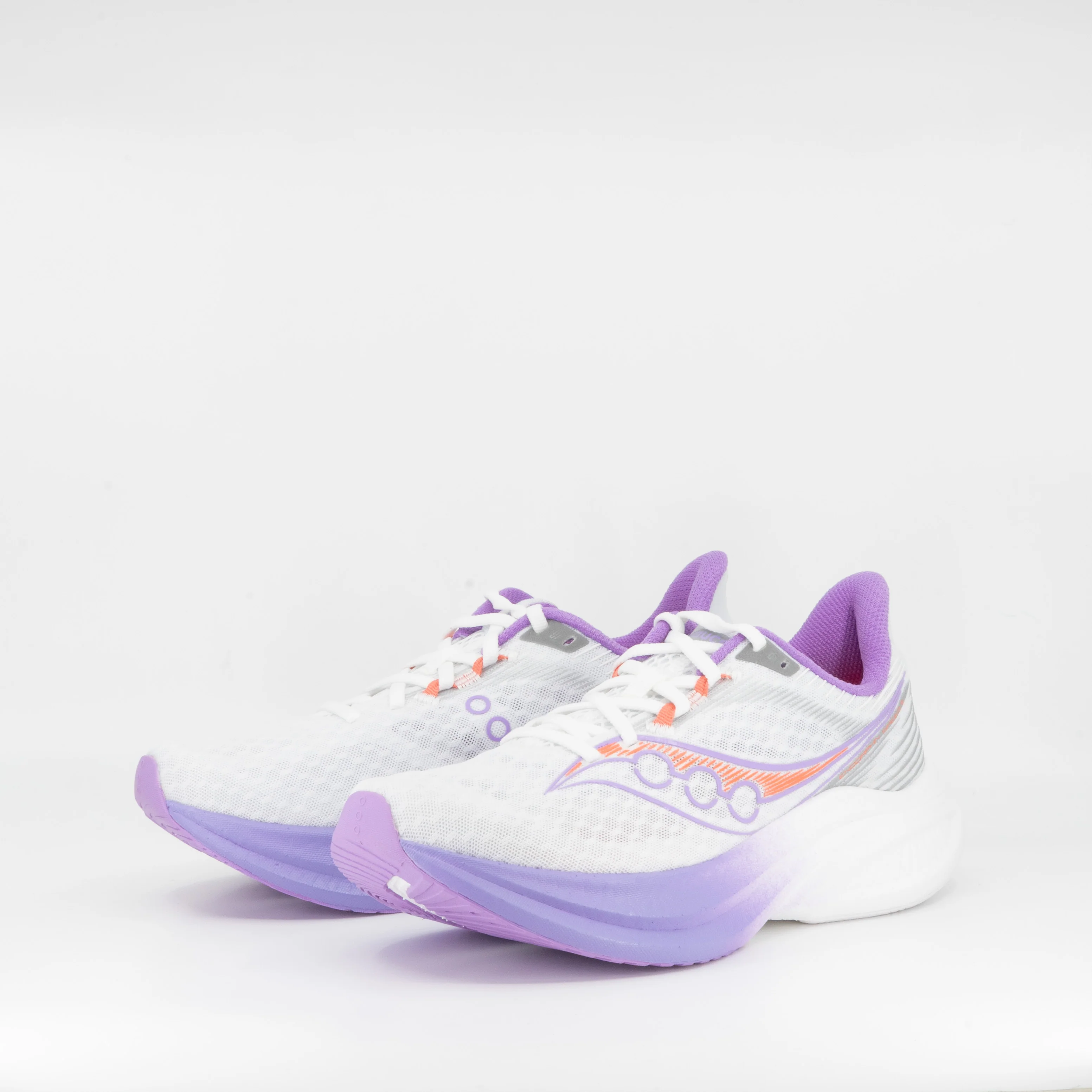 Saucony Endorphin Speed 5 (B Standard) Womens White/Crocus - Image 2