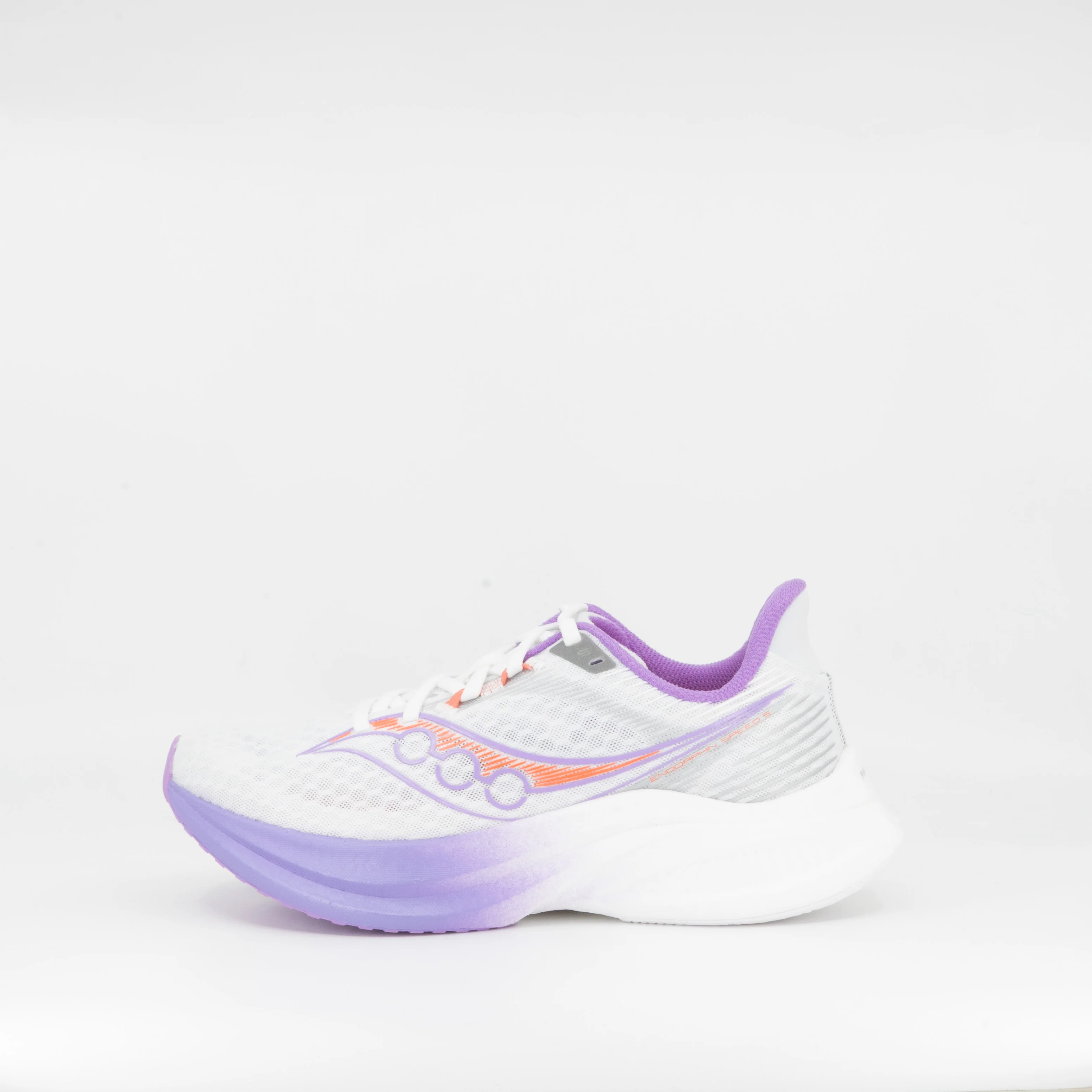 Saucony Endorphin Speed 5 (B Standard) Womens White/Crocus - Image 3