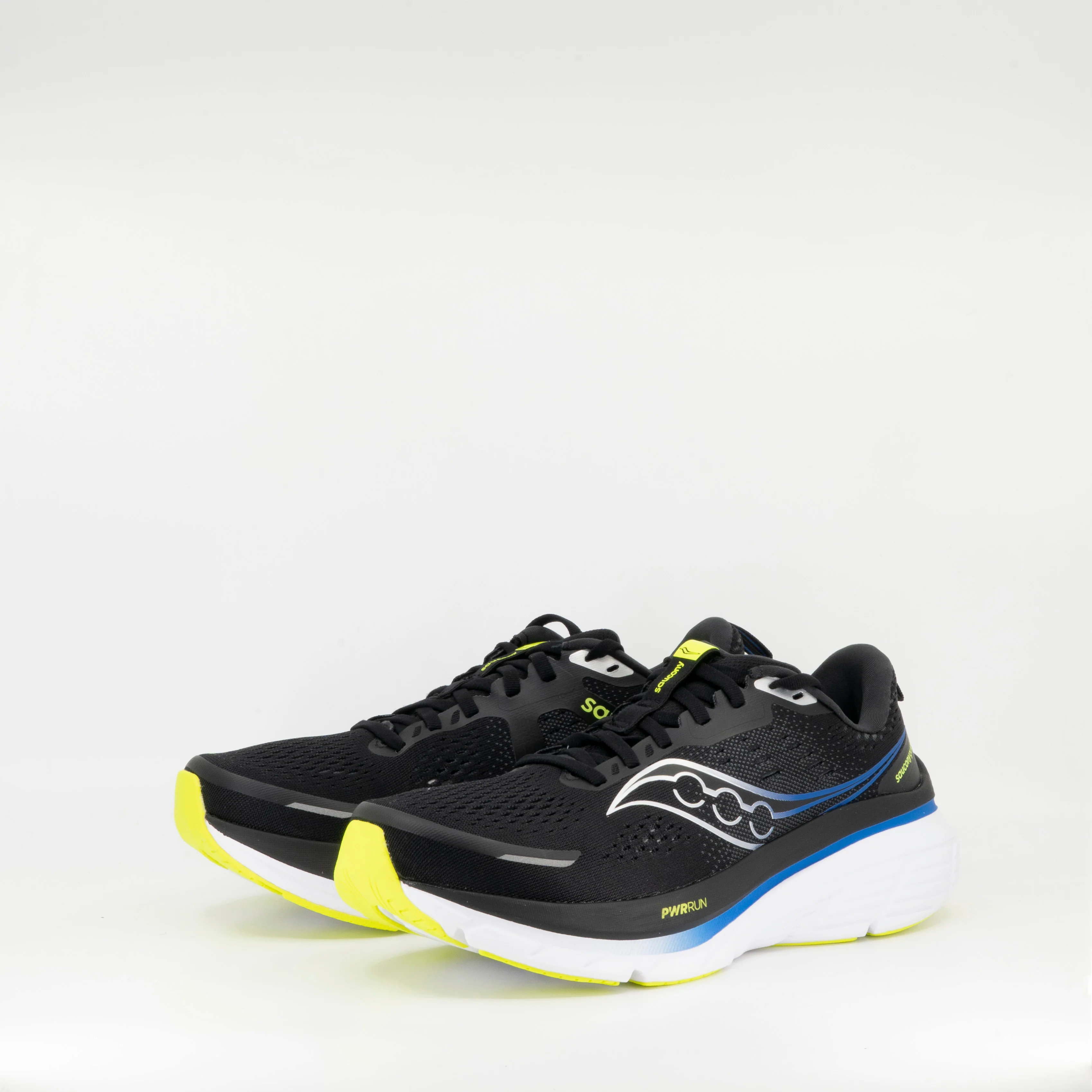 Saucony Guide 18 (D Standard) Mens Black/Lapis