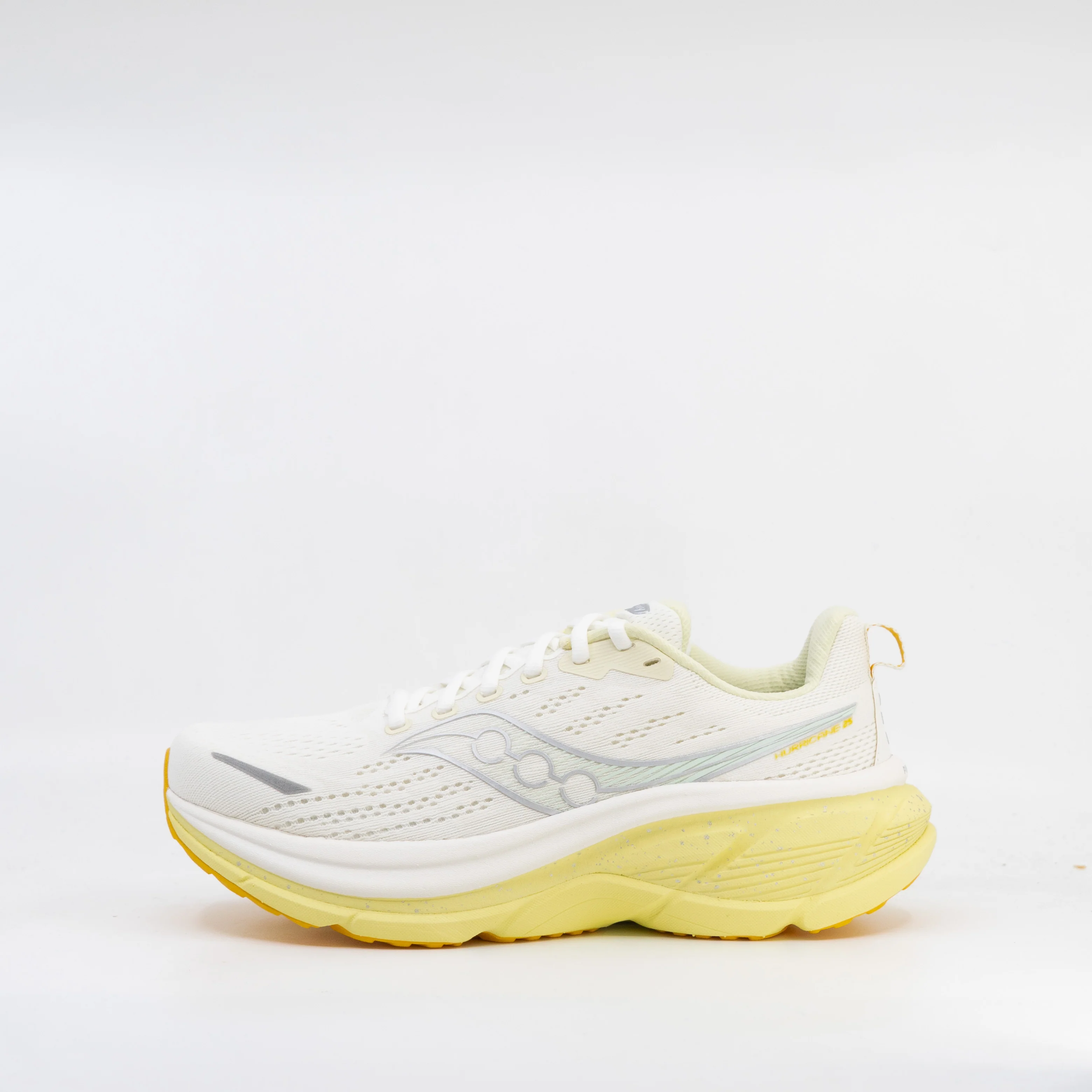 Saucony Hurricane 25 (B Standard) Womens Ivory/Tender - Image 2