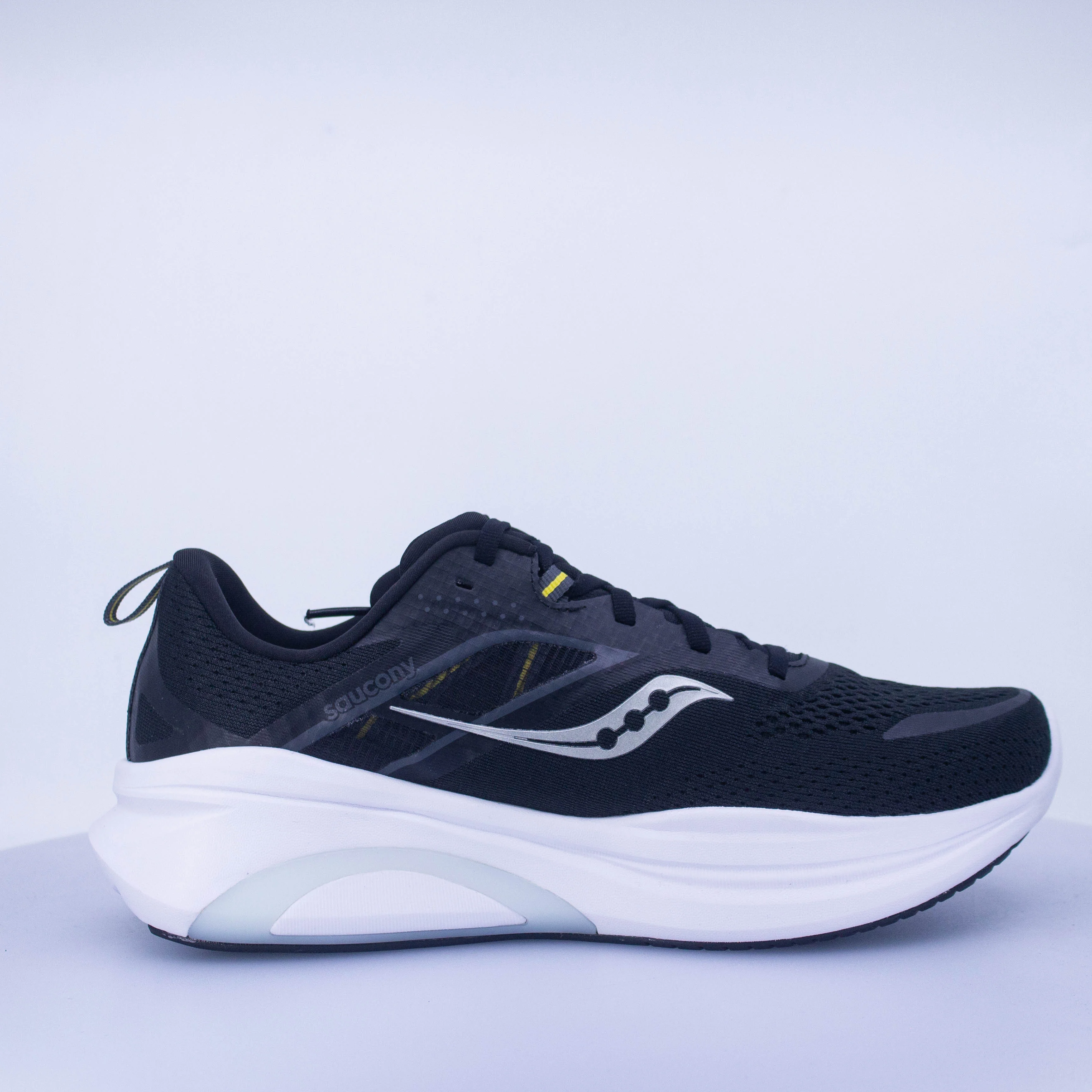 Saucony Omni 22 (2E Wide) Mens Black/White - Image 3