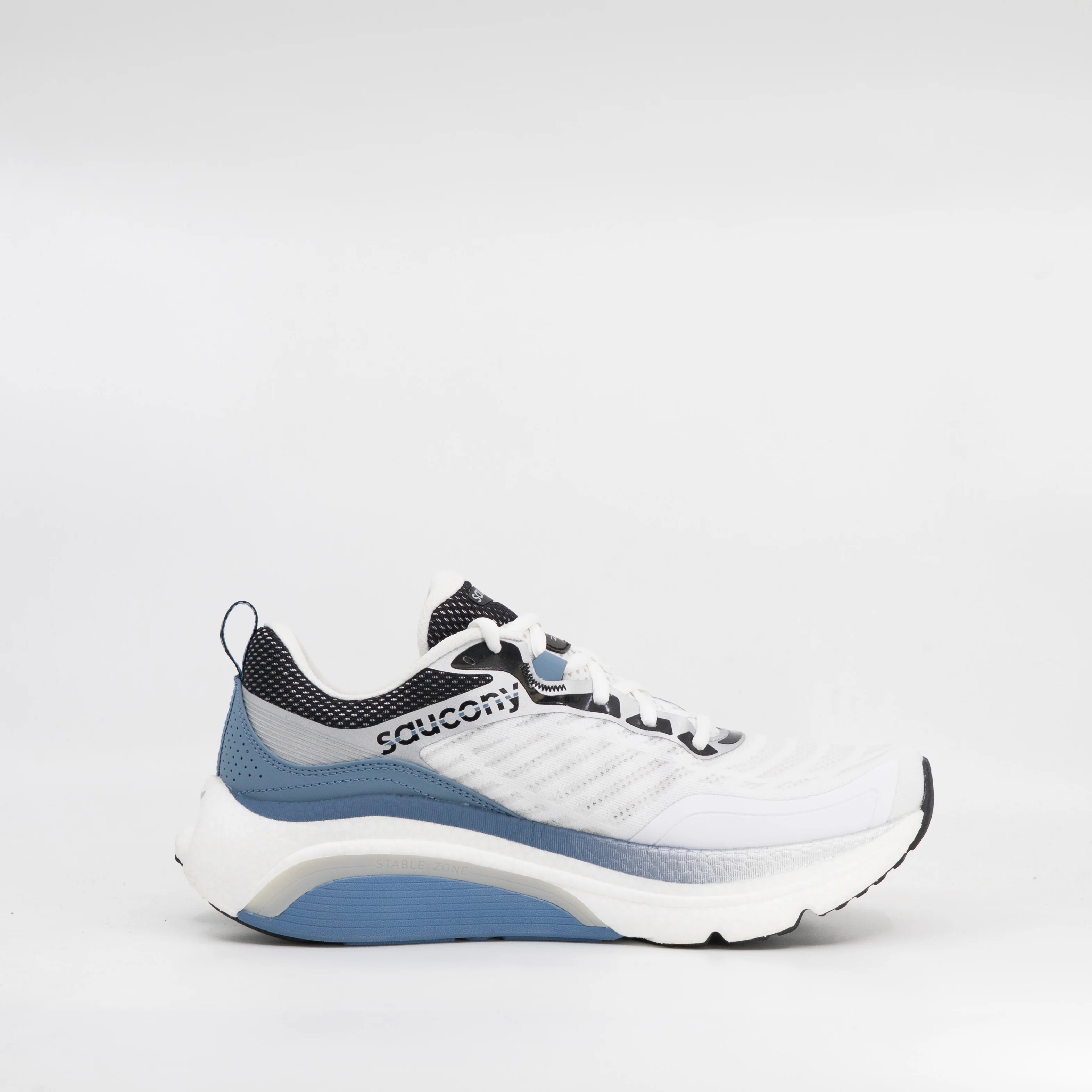 Saucony Omni 23 ST (D Standard) Mens White/Storm - Image 3