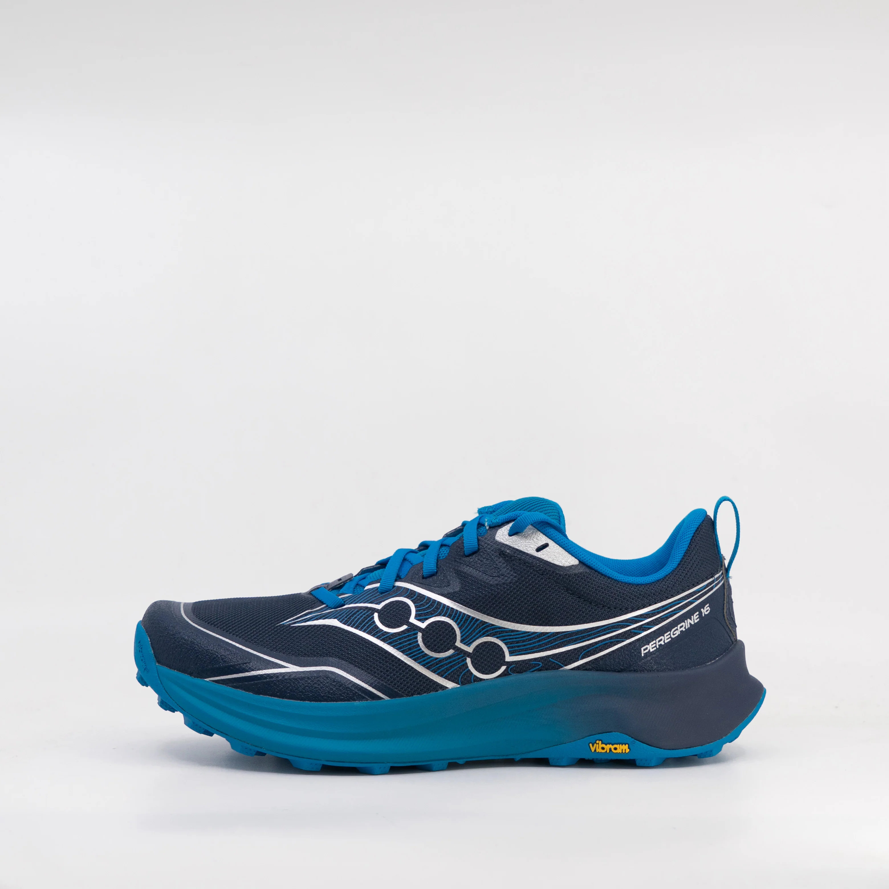 Saucony Peregrine 16 (D Standard) Mens Navy/Cobalt - Image 2