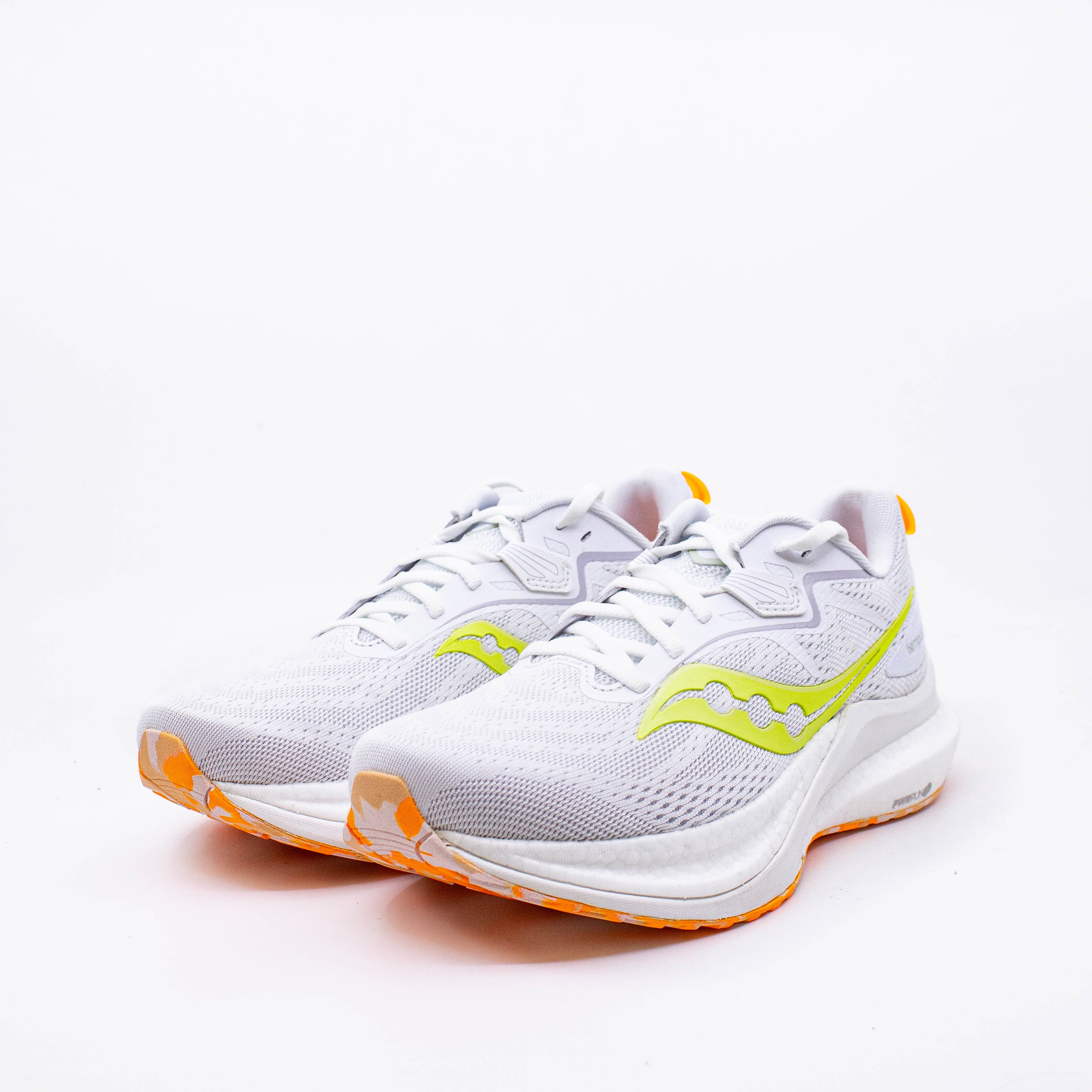 Saucony Tempus 2 (B Standard) Womens White/Sunny