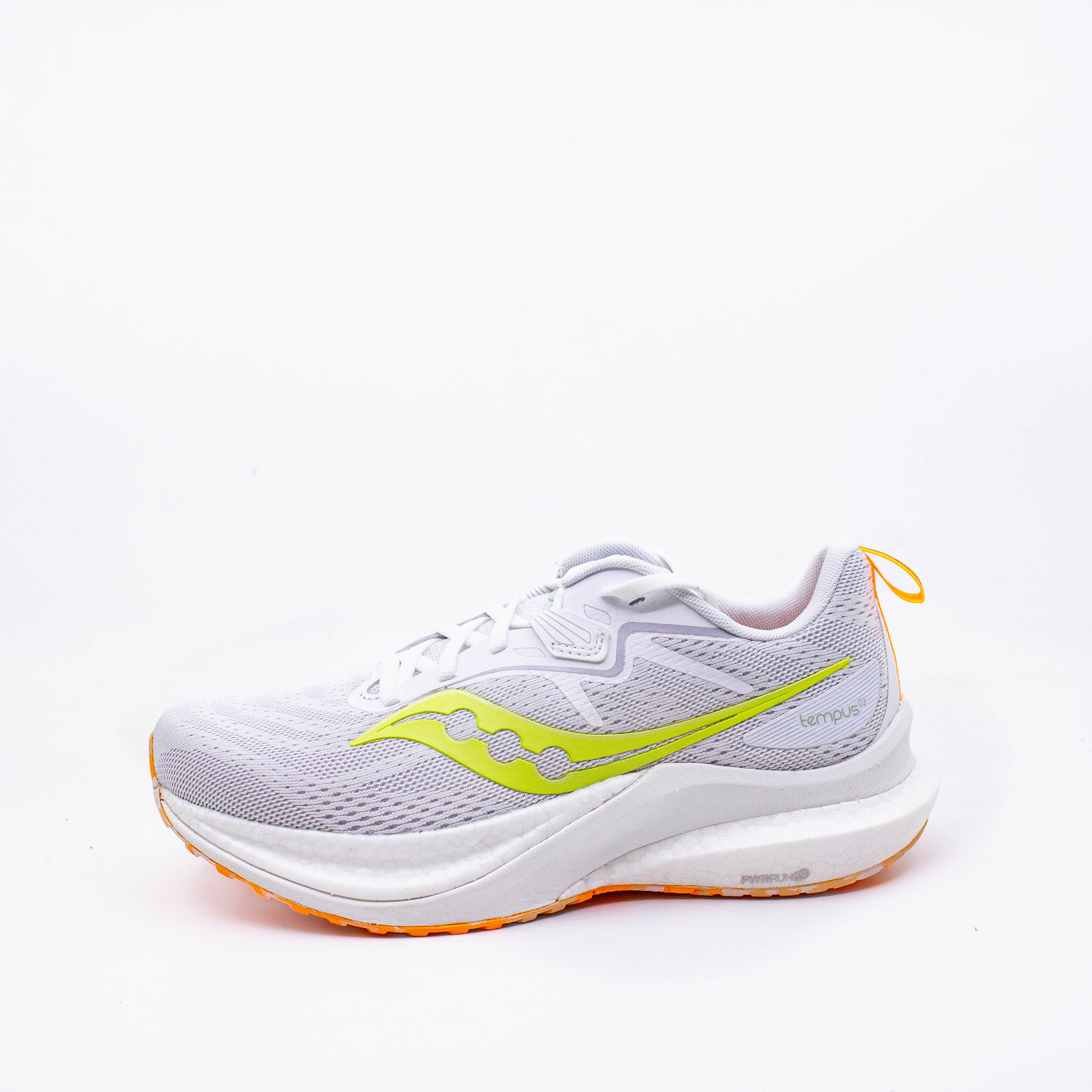 Saucony Tempus 2 (B Standard) Womens White/Sunny - Image 2