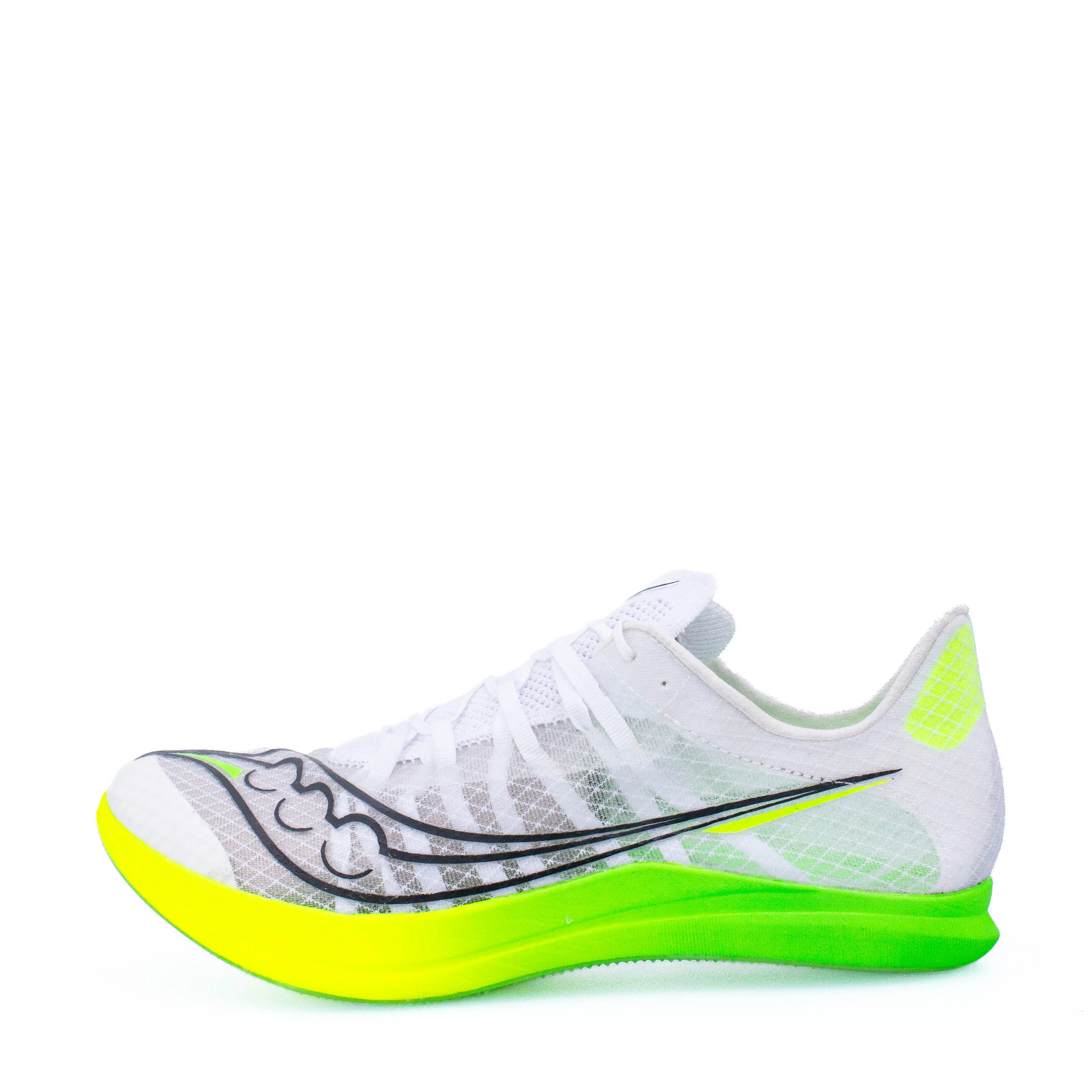 Saucony Terminal VT (B Standard) Womens White/Slime - Image 2