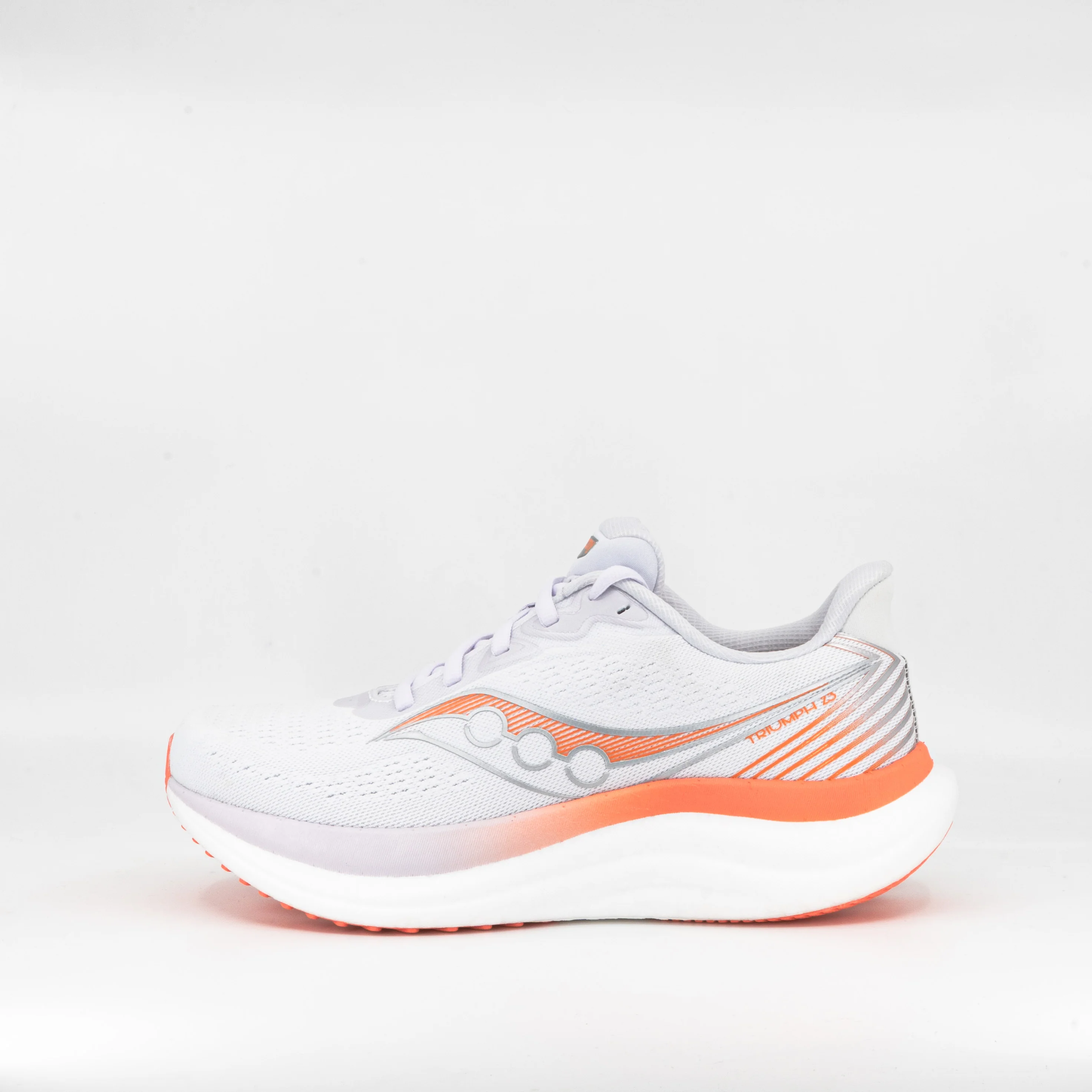 Saucony Triumph 23 (B Standard) Womens White/Wistful - Image 2
