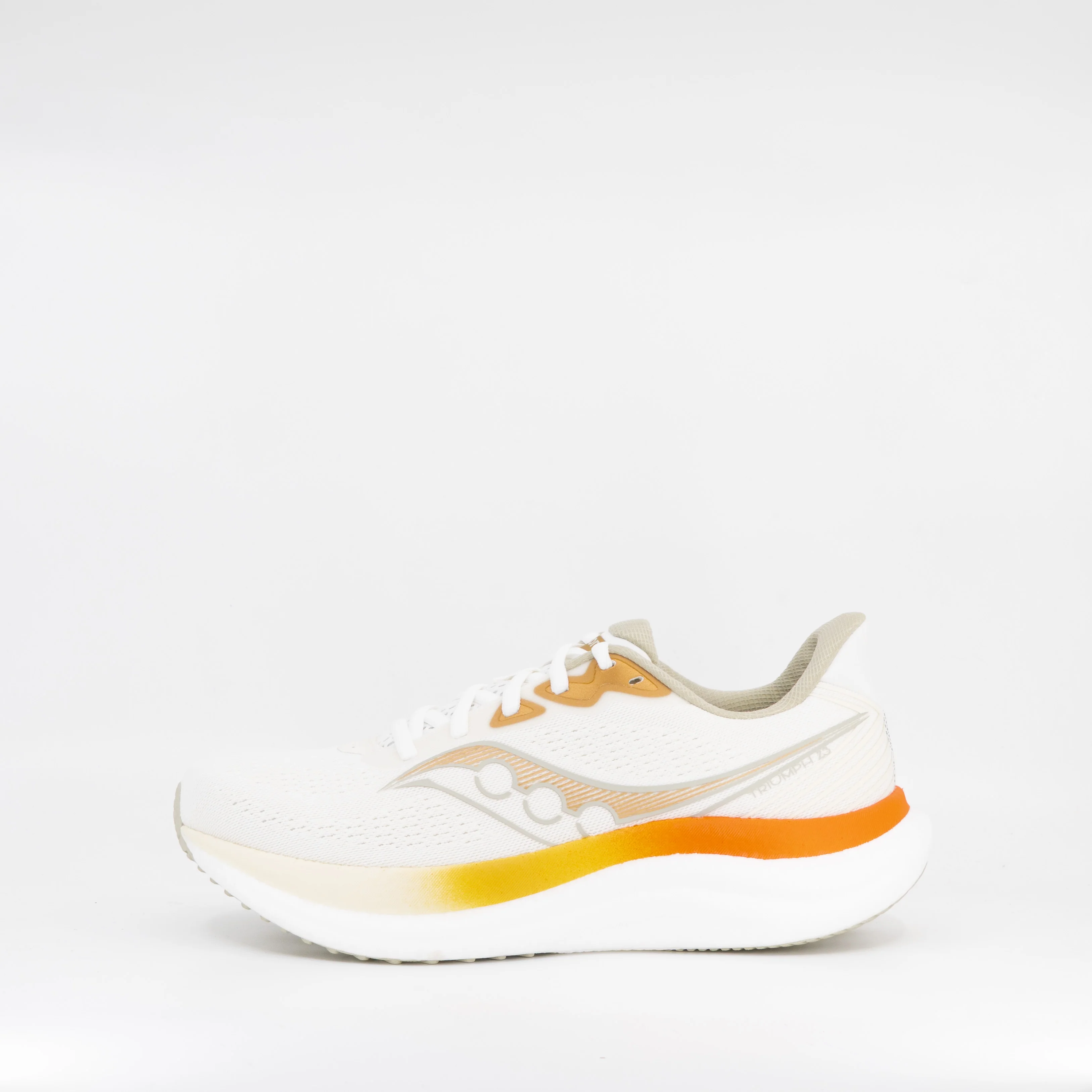 Saucony Triumph 23 (D Standard) Mens Ivory/Fire - Image 2