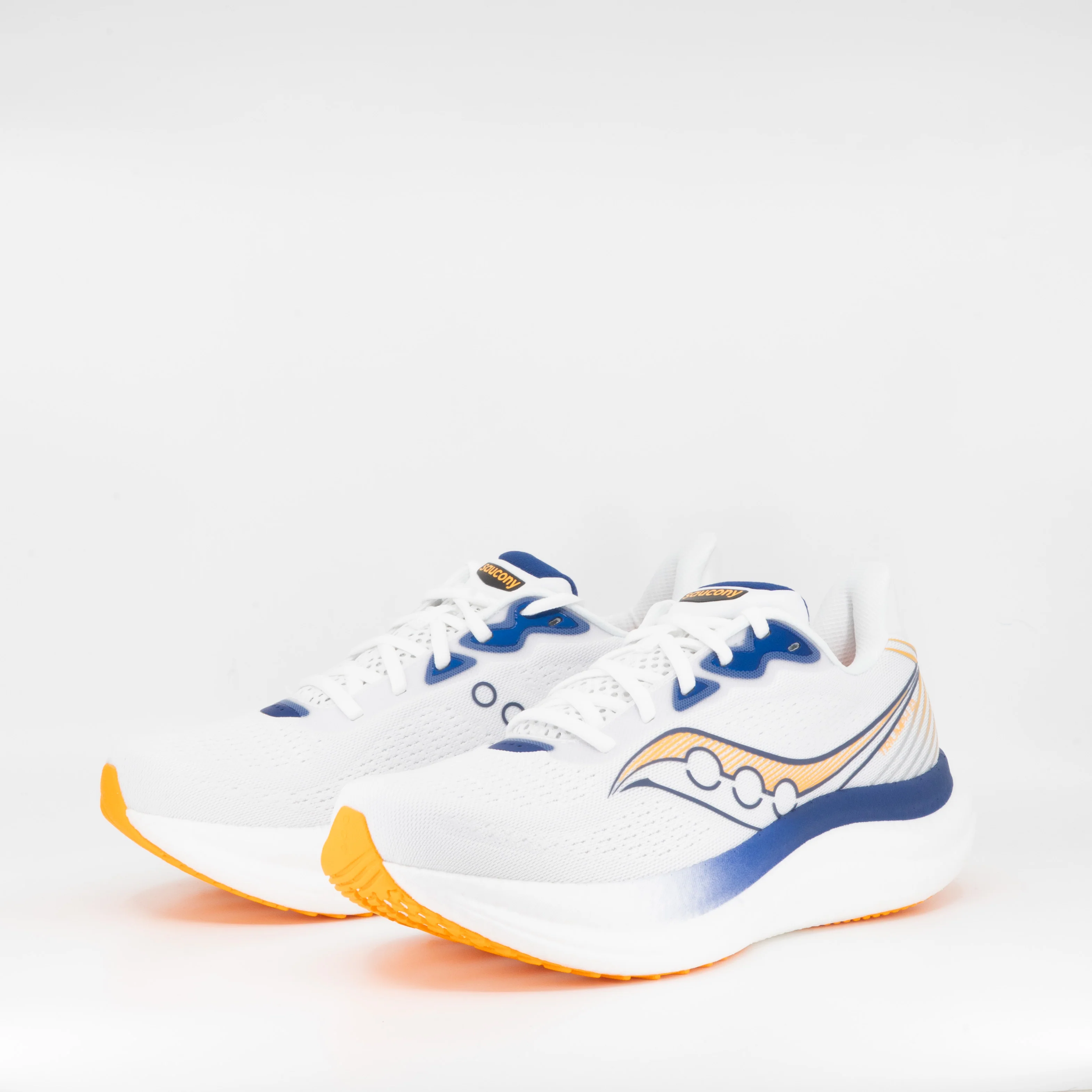 Saucony Triumph 23 (D Standard) Mens White/Azurite