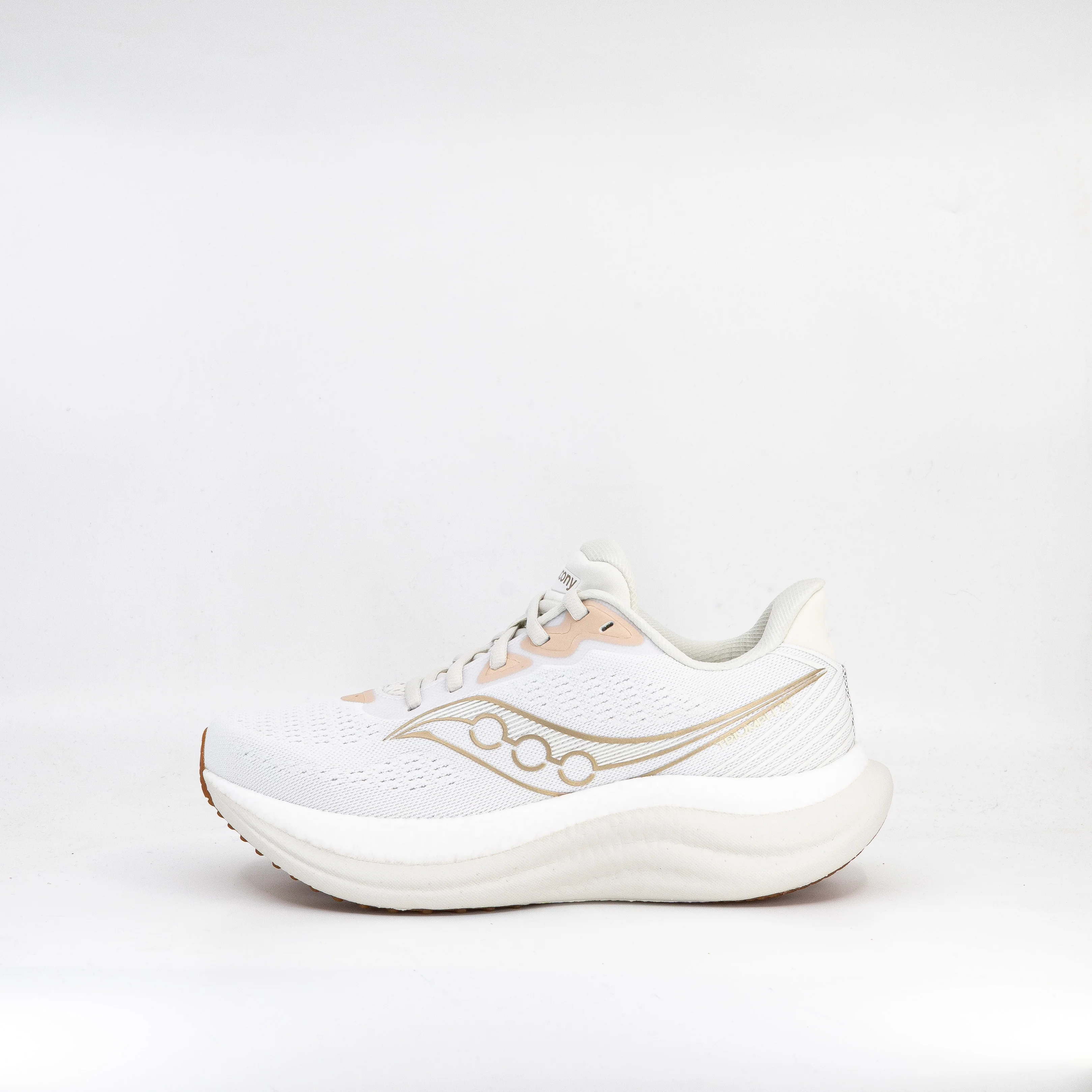 Saucony Triumph 23 (D wide) Womens White/Arctic - Image 2
