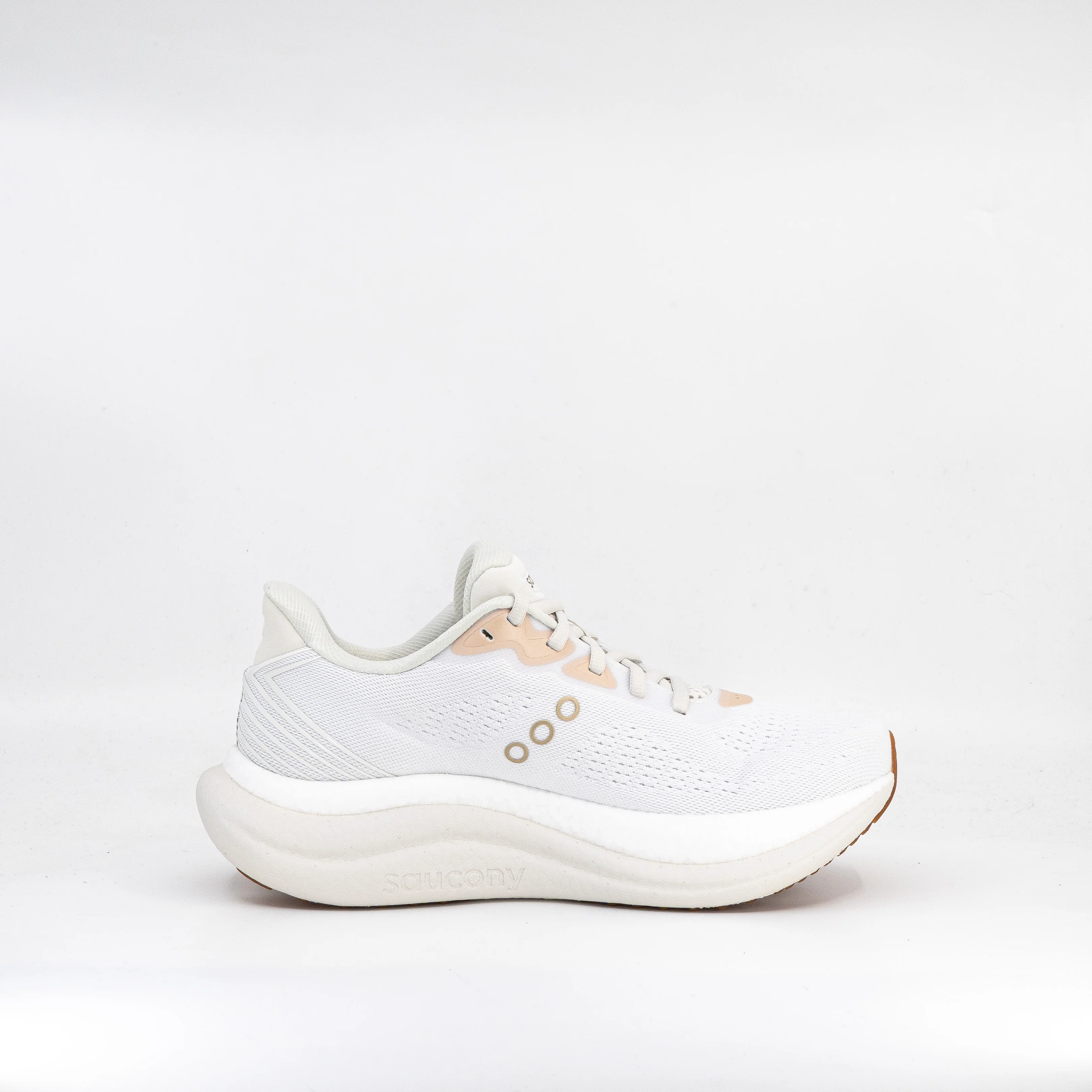 Saucony Triumph 23 (D wide) Womens White/Arctic - Image 3