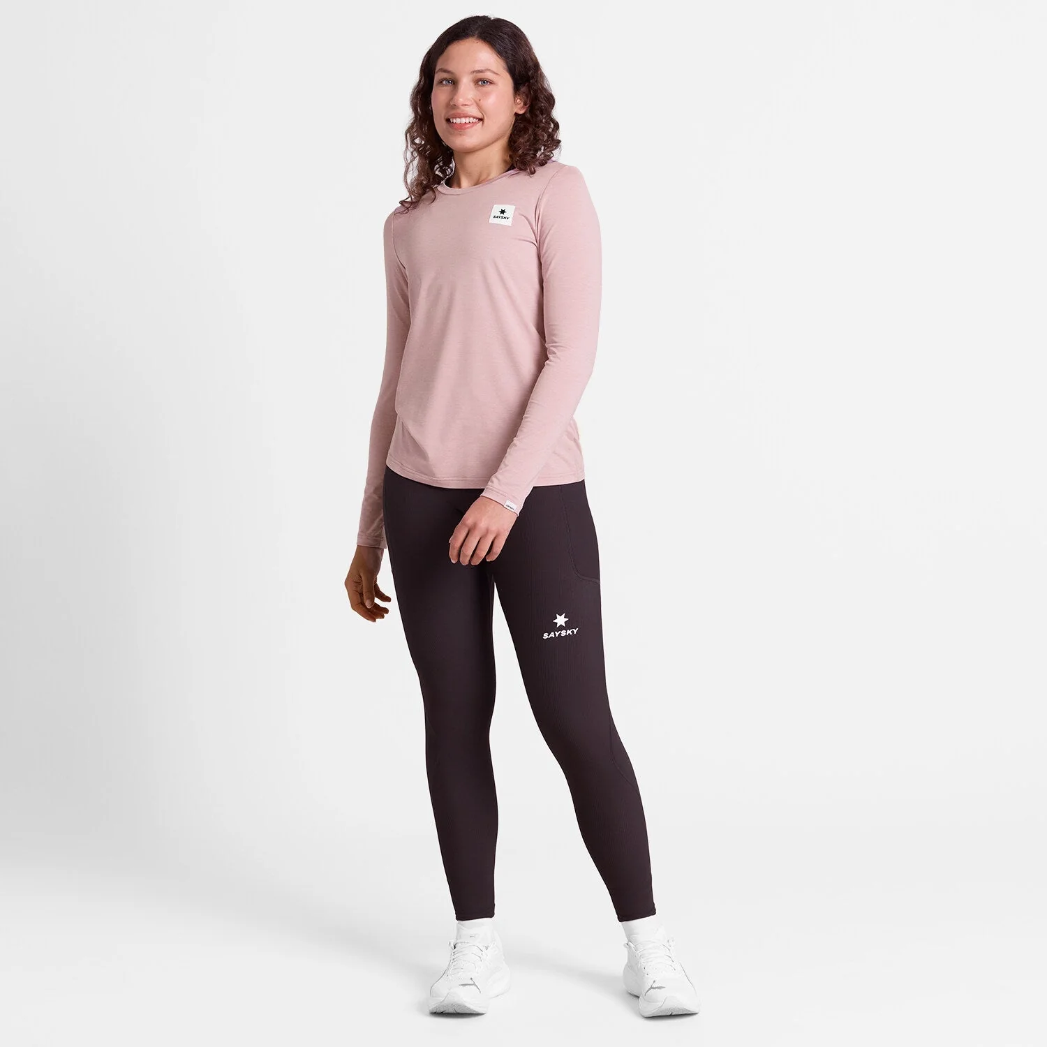 Saysky Clean Pace Long Sleeve Womens Pink - Image 4