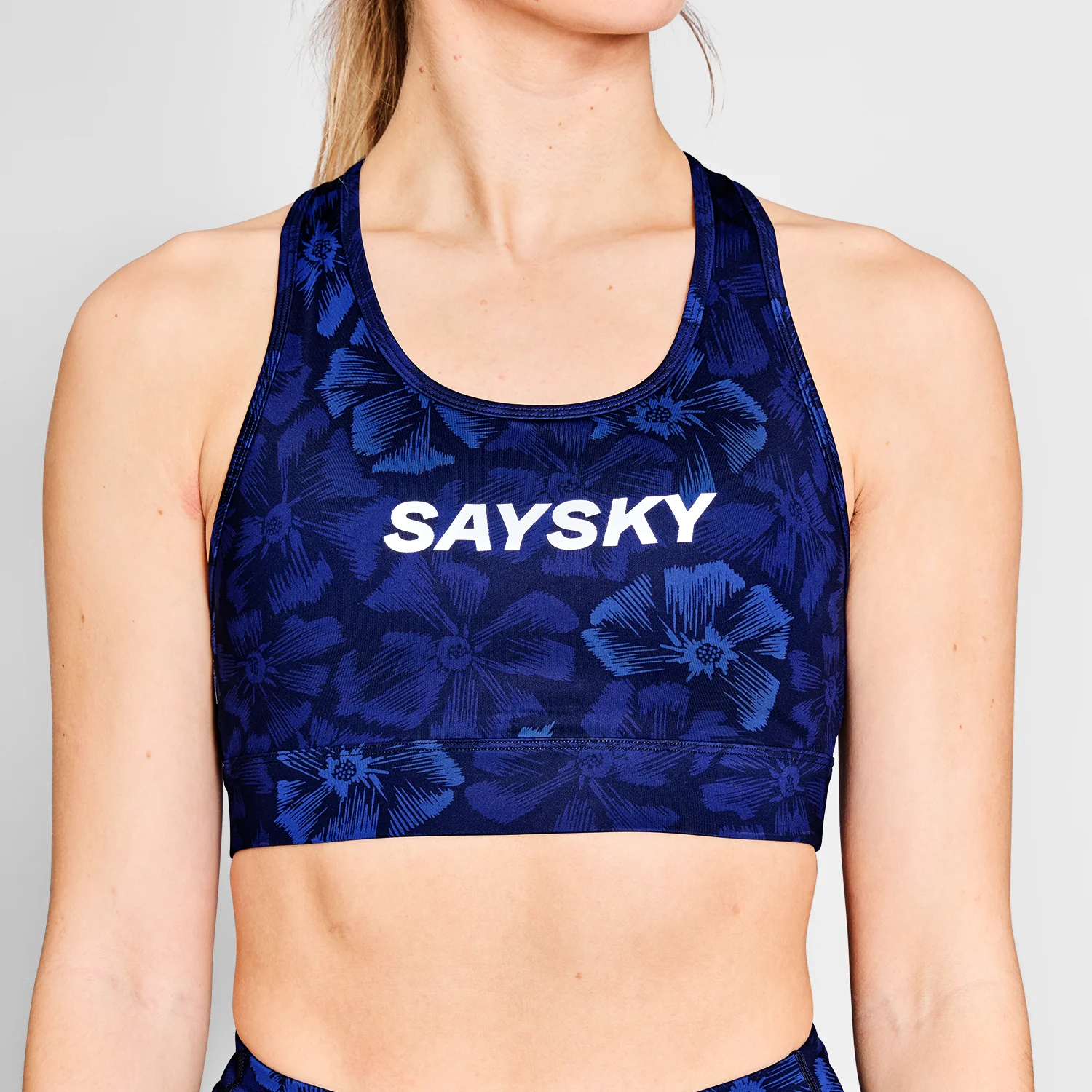 Saysky Flower Combat Sports Bra Womens - Image 4