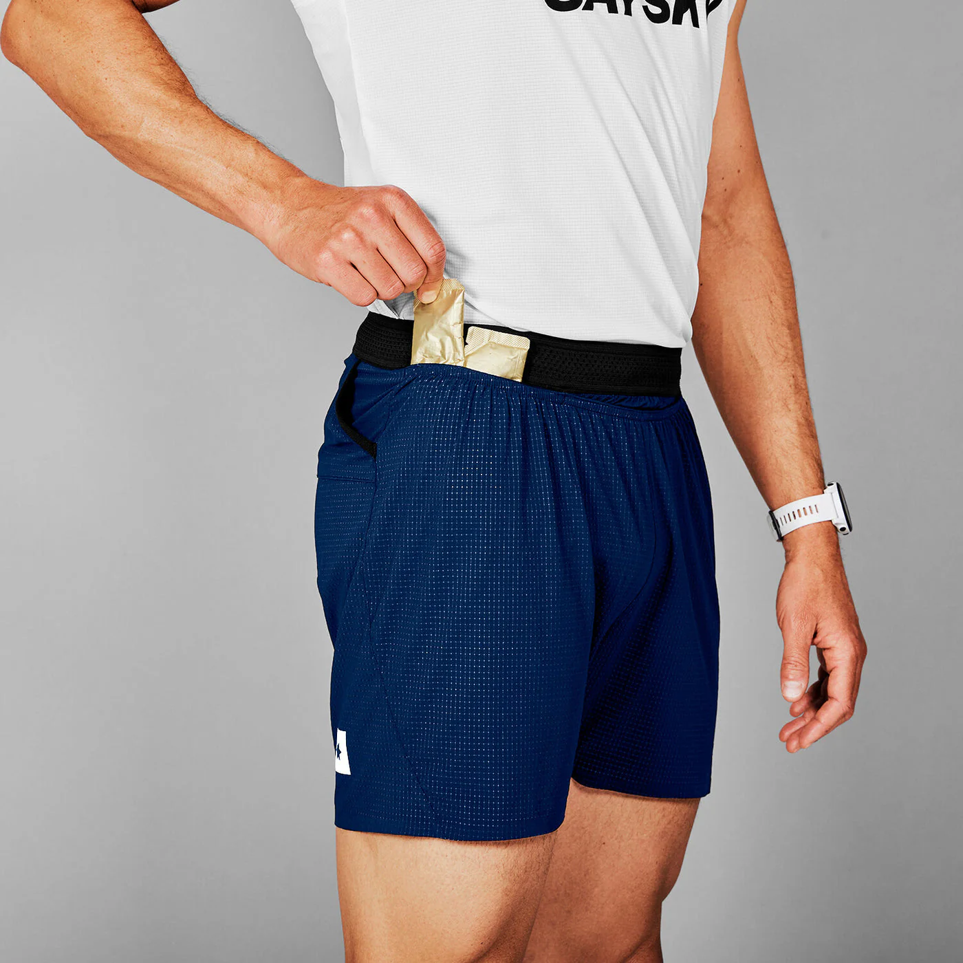 Saysky Flow Shorts 5" Mens Blue - Image 5