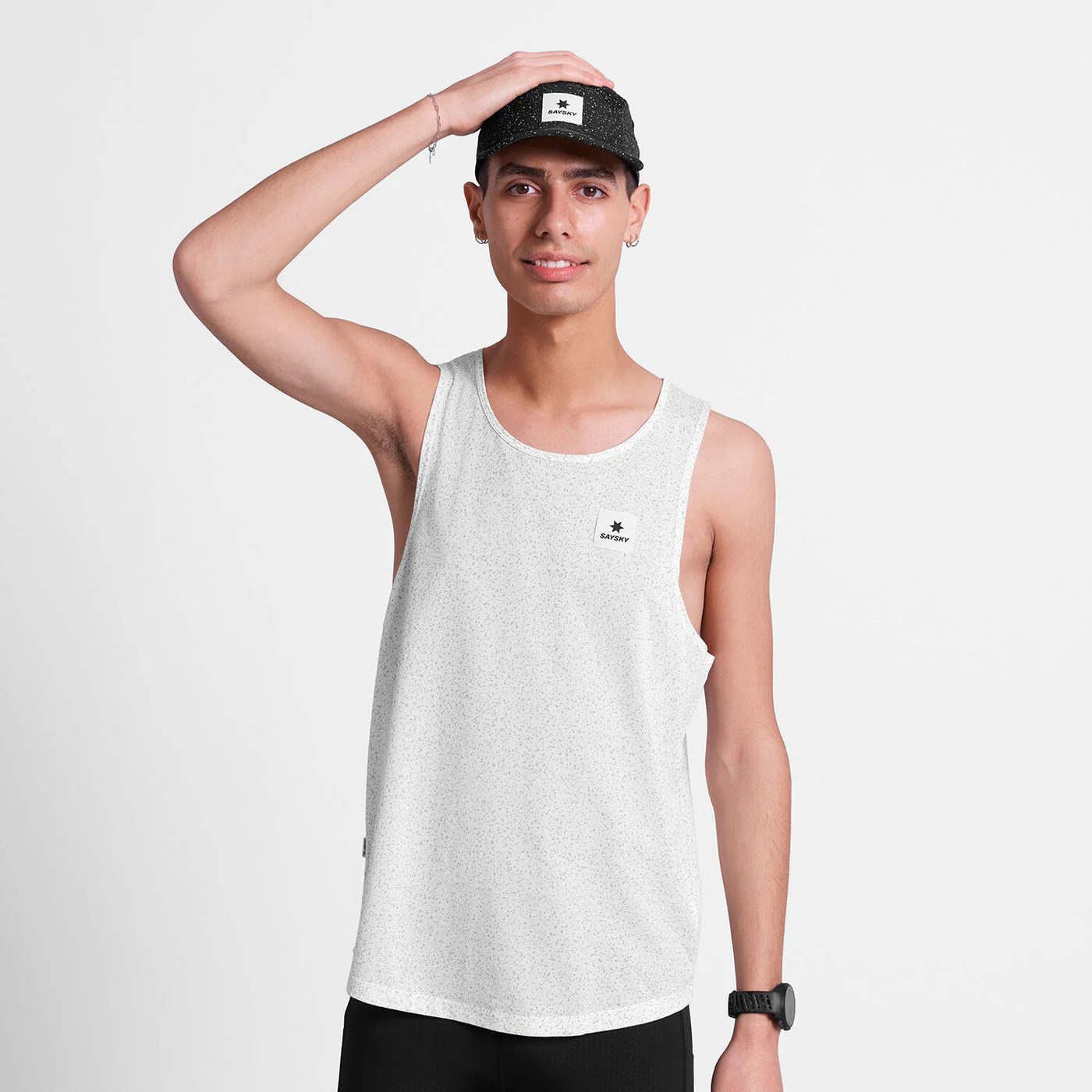 Saysky Universe Combat Singlet Mens White Universe - Image 4