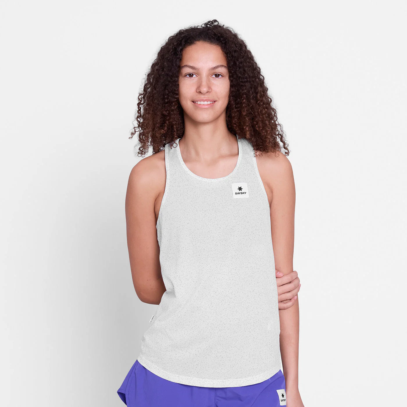Saysky Universe Combat Singlet Womens White Universe - Image 4