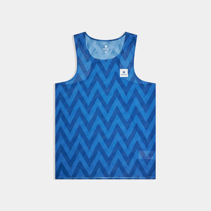 Saysky Zig Zag Flow Air Singlet Mens Blue - Image 2
