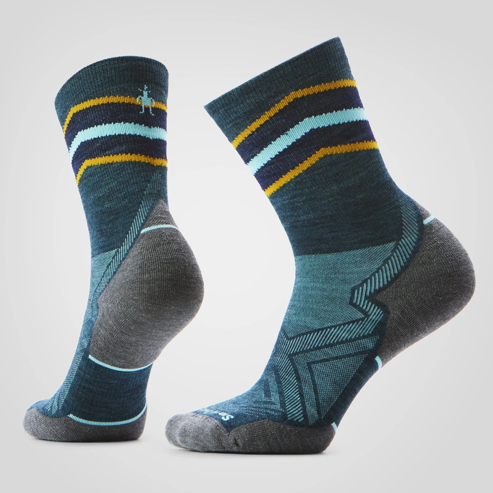 Smartwool Run Targeted Cushion Mid-Crew Womens - Twilight Blue