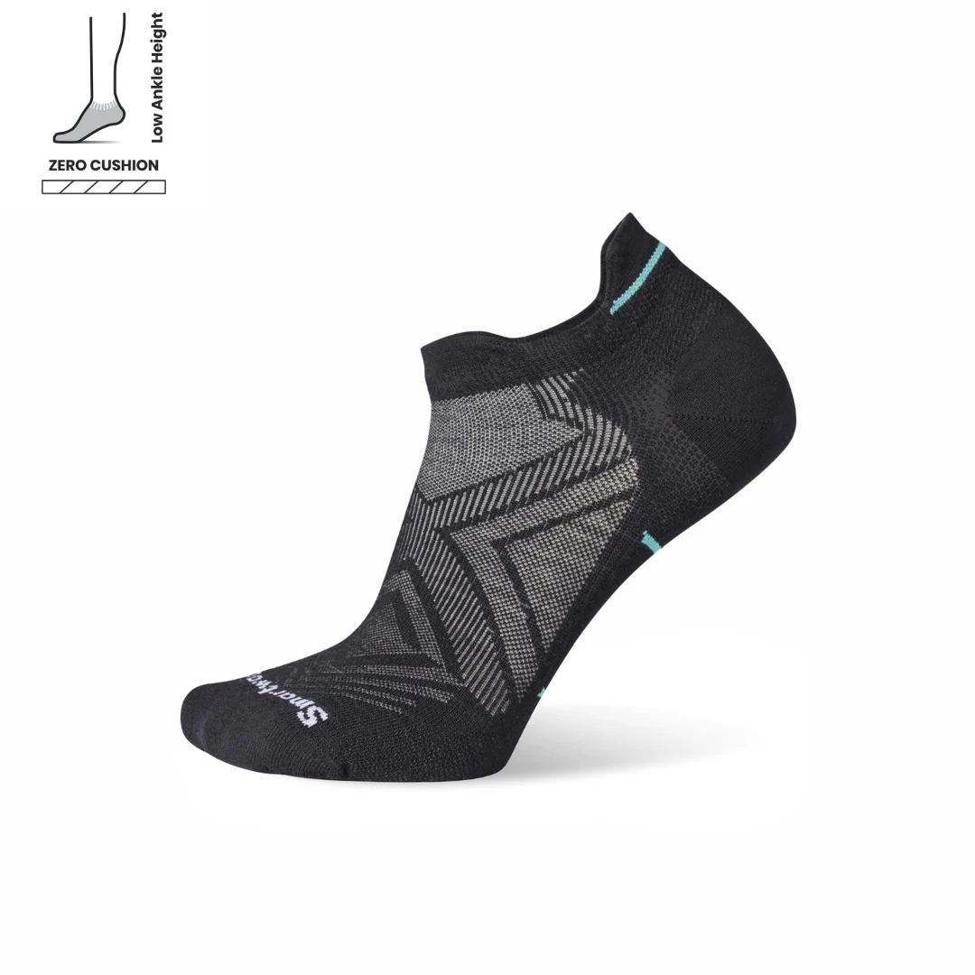 Smartwool Run Zero Cushion Low Ankle Women's - Black - Image 2