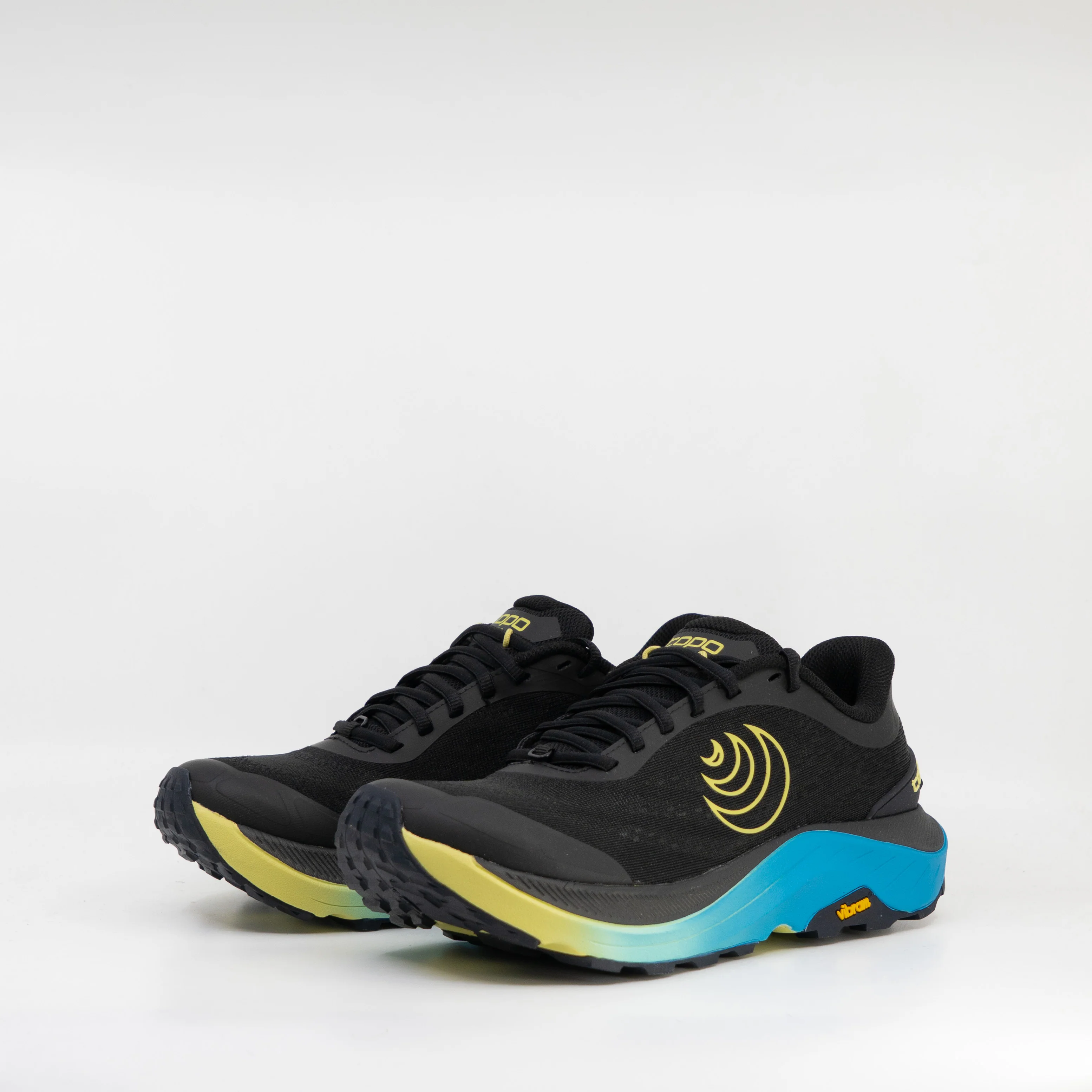 Topo Ultraventure 4 (B Standard) Womens Black/Lime