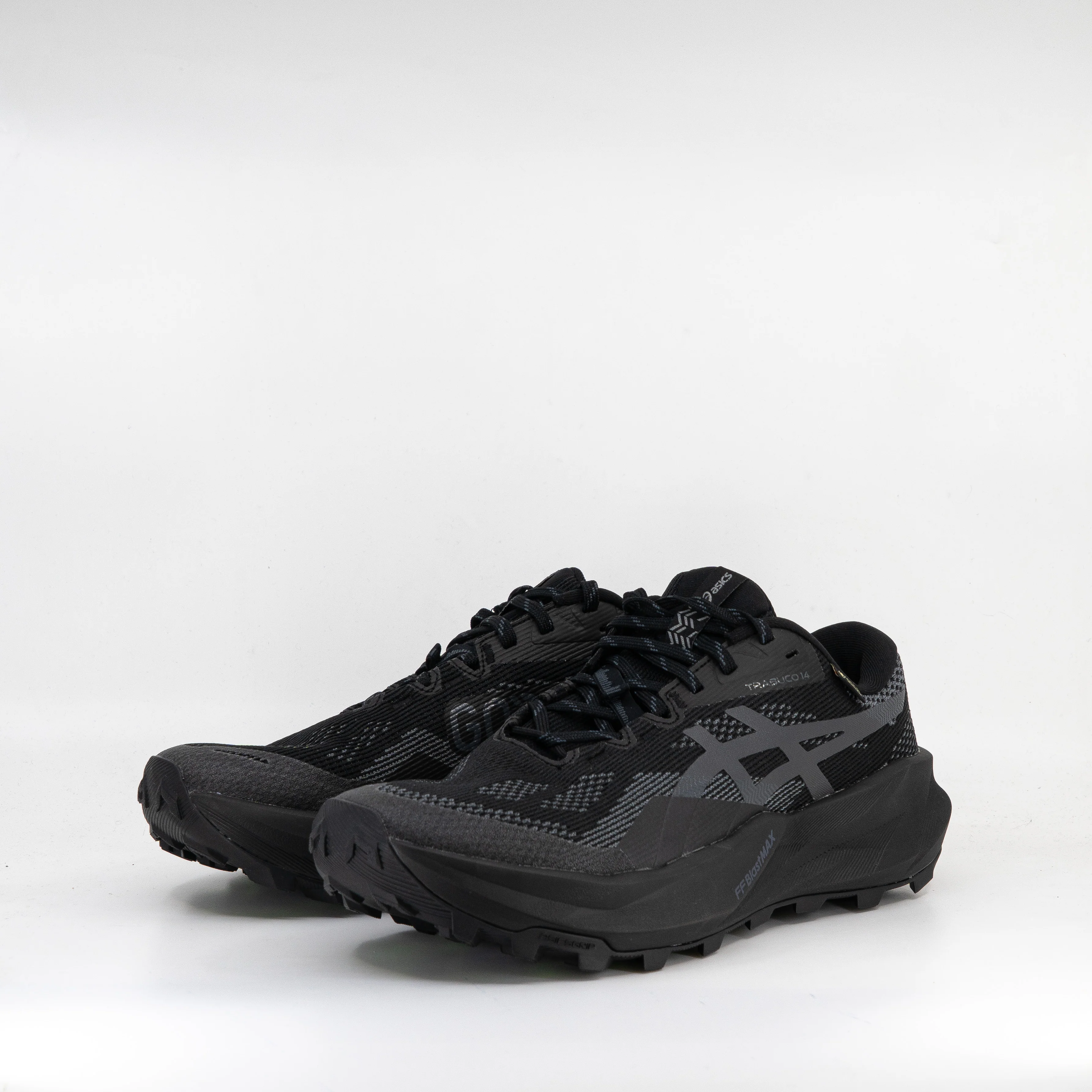 Asics Trabuco 14 GTX (B Standard) Womens Black/Graphite Grey